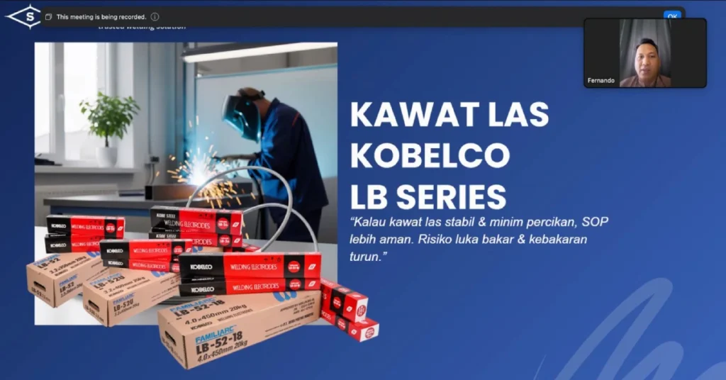 kawat las kobelco lb series