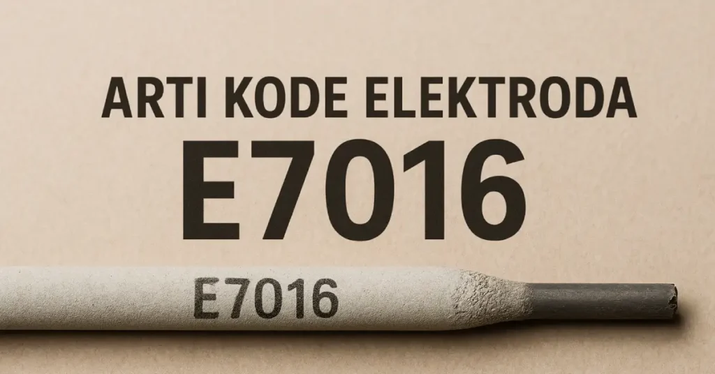 Arti kode elektroda E7016