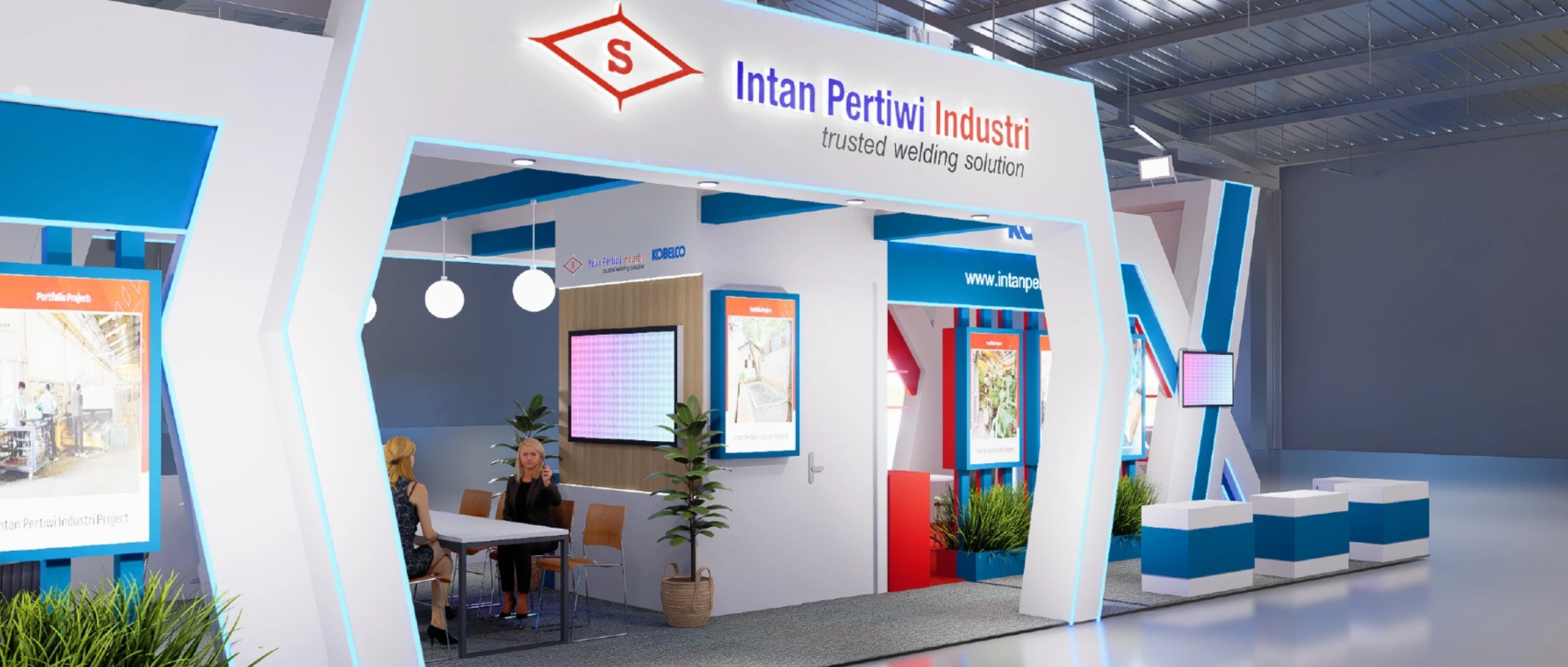 booth intiwi di pameran manufaktur 2025