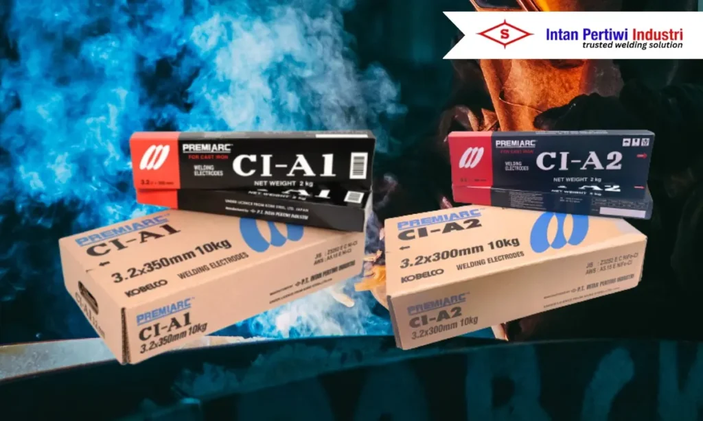 kawat las elektroda untuk mengelas besi cor agar tidak retak